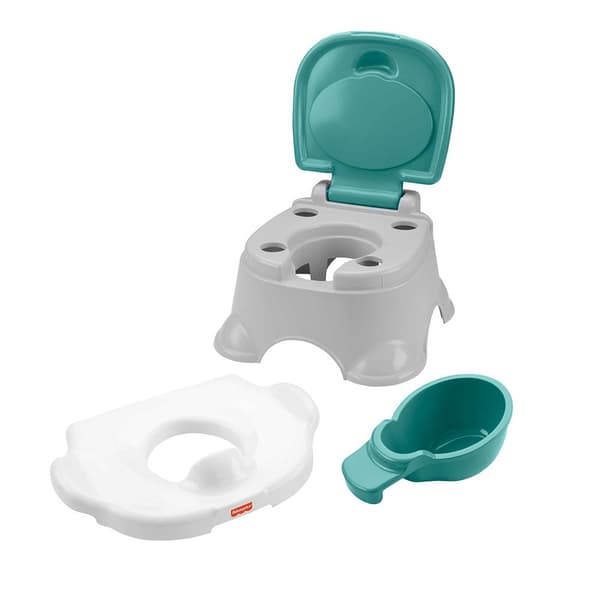Fisher Price 3 1 1 Lär Dig Gå Till Badrumspottan Grönt,Vit