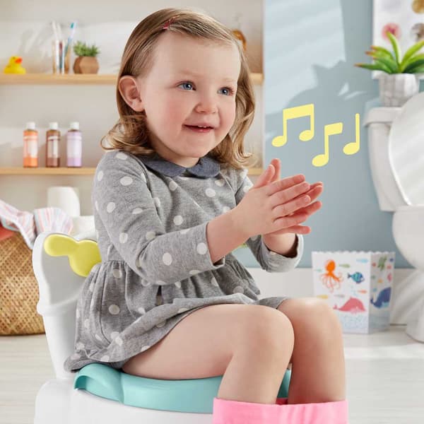 Fisher Price Sea Me Flush Potty Blå