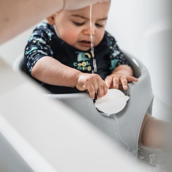 THERMOBABY Barnsimring AQUAFUN Vit - Blå leksak
