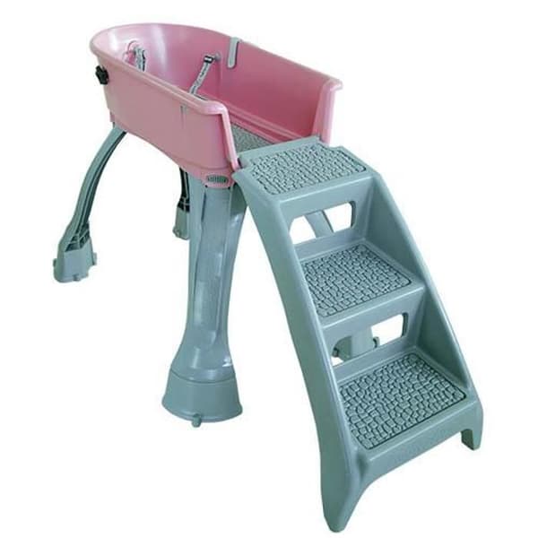 Booster Bath BOOSTERBATH Bärbart husdjursbadkar i polypropen (MEDIUM) BLÅT