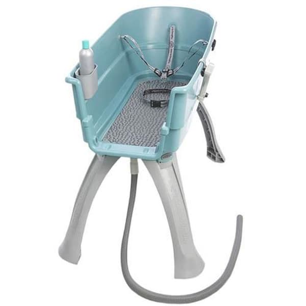 Booster Bath BOOSTERBATH Bärbart husdjursbadkar i polypropen (MEDIUM) BLÅT