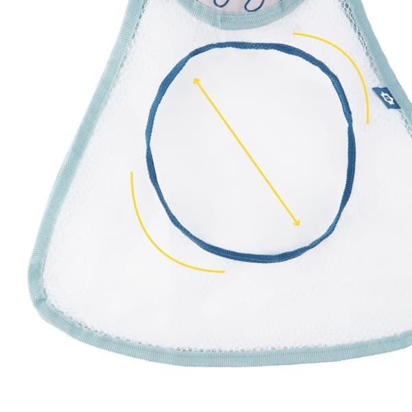 Badabulle badnät, babybadleksaksarrangör, stor kapacitet