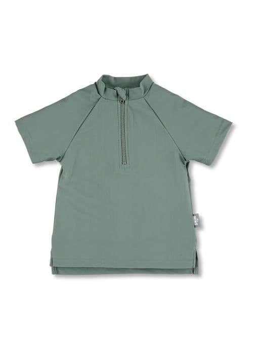Sterntaler - 2502060 - Kortsleeve Baddräkt, Matt Grön, 12 Månader Unisex