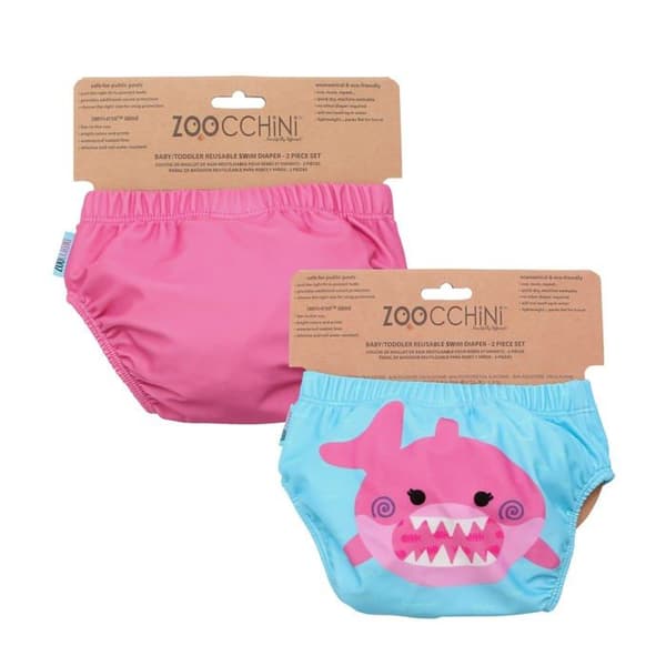 Badstol - badhängmatta - badring Zoocchini Sophie haj - Paket med 2-2T/3T
