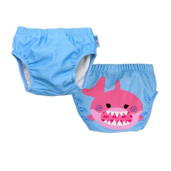 Badstol - badhängmatta - badring Zoocchini Sophie haj - Paket med 2-2T/3T