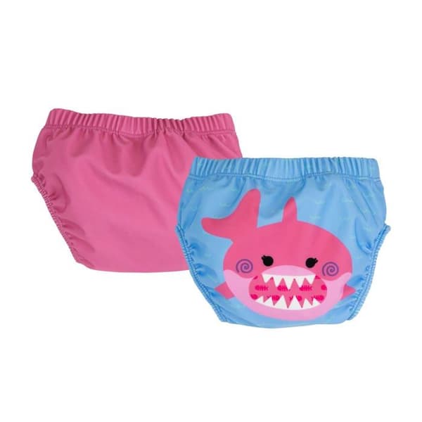 Badstol - badhängmatta - badring Zoocchini Sophie haj - Paket med 2-2T/3T