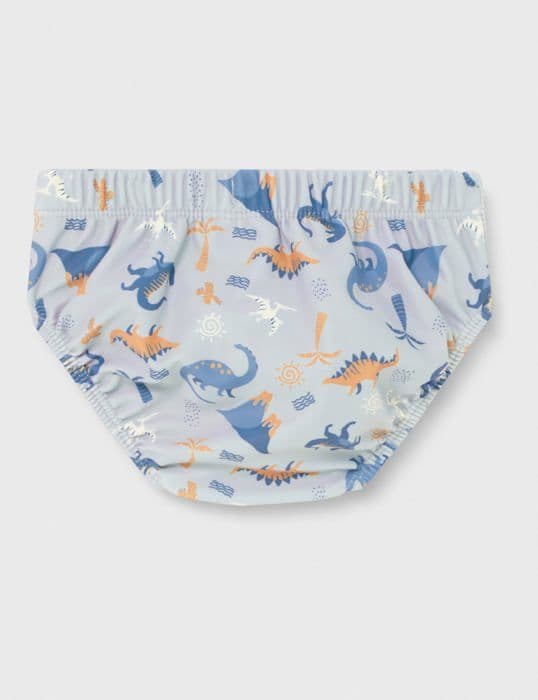 Playshoes - 461390 - Simbadbyxa Baddräkt för småbarn, Dino Allover, 74/80 Baby pojke