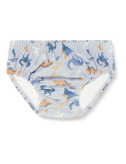 Playshoes - 461390 - Simbadbyxa Baddräkt för småbarn, Dino Allover, 74/80 Baby pojke