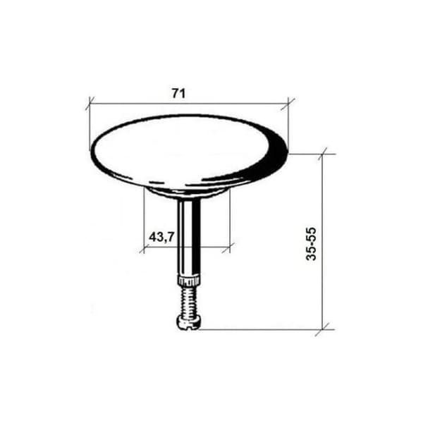 Höftklaff - Hansgrohe - 96153000 - Krom - Verktyg och tillbehör - 64 g