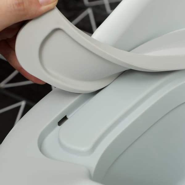 Lasten potta, 3-in-1, 35,6 cm x 31,8 cm x 29,5 cm, harmaa