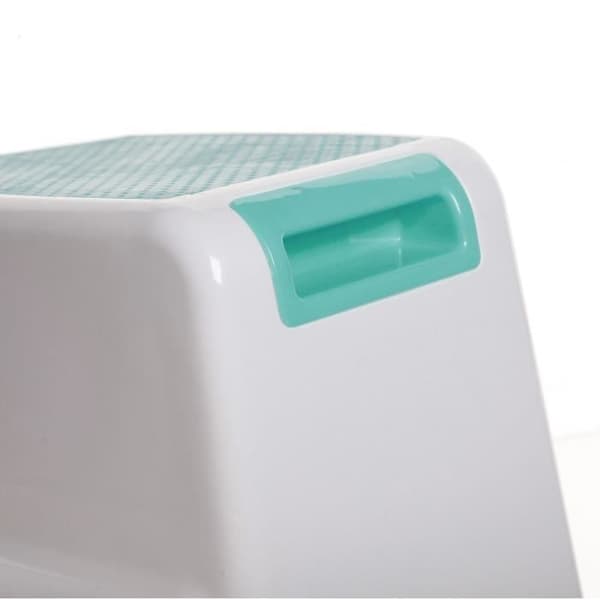 Skammel - DREAMBABY - 2 UP - Skridsikker og tekstureret - Op til 80 kg for børn og voksne - Aqua