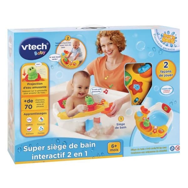 VTECH BABY - Super 2 i 1 interaktiv badsits - badleksaker