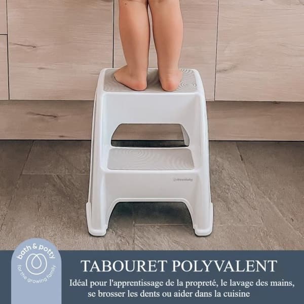 Pall - DREAMBABY - Toddler & Me 2 Up - Halkfri och texturerad - Upp till 135 kg för småbarn och vuxna - Grå
