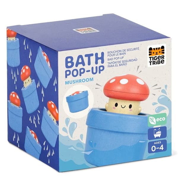 Champignon Pop-up för badet