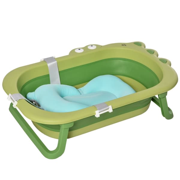 Babytub, Fällbar design, Inkluderar kudde