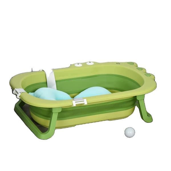 Babytub, Fällbar design, Inkluderar kudde