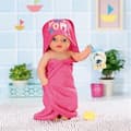 Miniatyrbild 3 av 3: BABY born Badhandduk med huva och tvätthandske