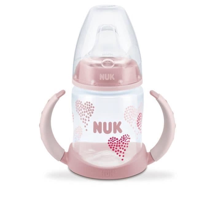 NUK læringsflaske 150 ml med hjertelækage-tip