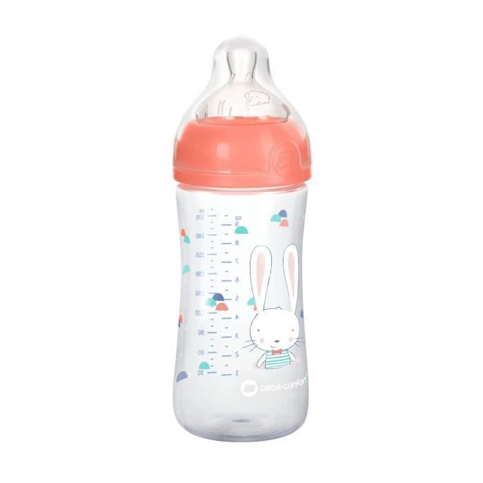BEBE CONFORT Emotion Bottle PP Sweet Bunny 270ML T1 vaaleanpunainen