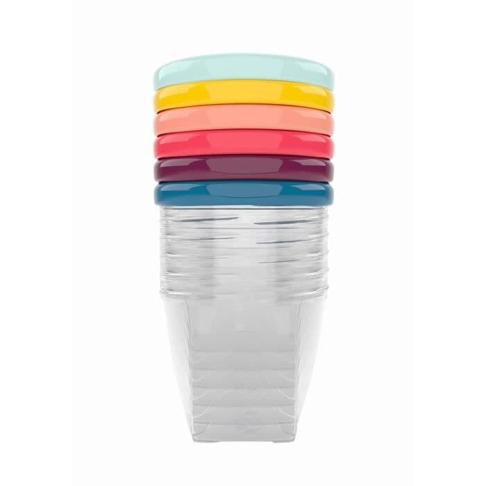 BABYMOOV Babybols Kit L - 6 x 250 ml - Hermeettiset säilytyspurkit