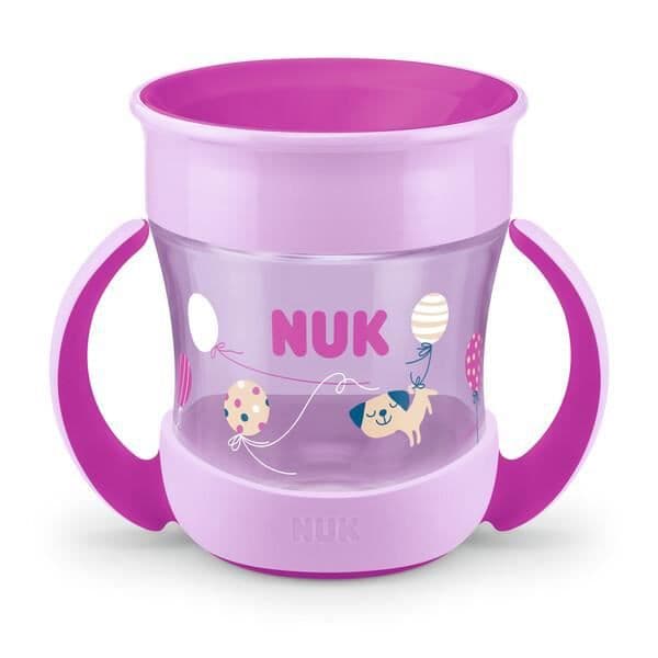 NUK Mini Magic Cup - 360 håndtag - Pige 6m +