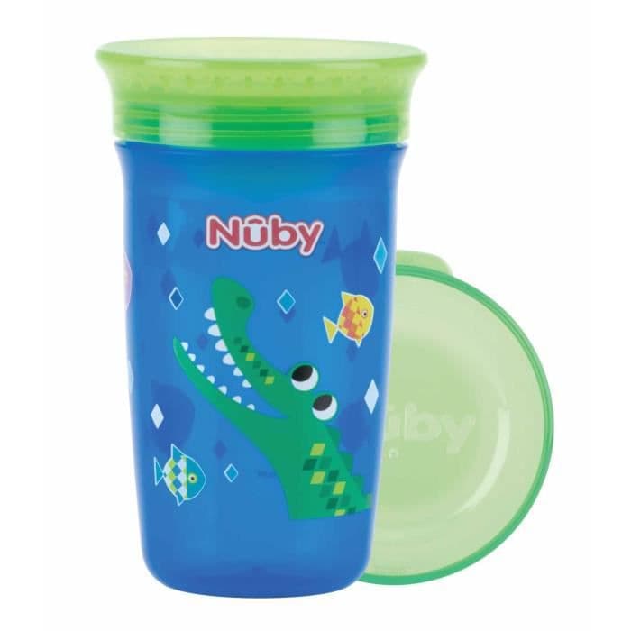 NUBY 360 ° taikasuppi - 300 ml - sininen - 6 kuukautta +