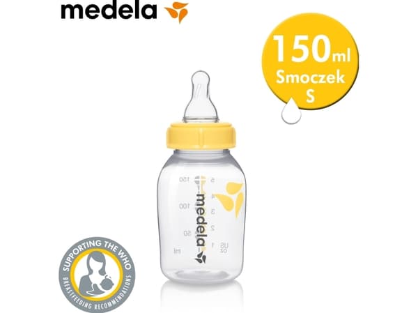 Medela-pullo nännillä S 150ml