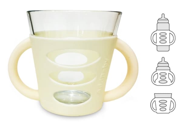 Handtag i silikon - gör om glas & mugg till pipmugg