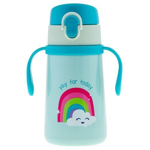 Termosflaska barn 400 ml Rainbow med handtag - Stephen Joseph