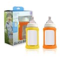 Miniatyrbild 2 av 3: 2-pack glasnappflaskor wideneck Citrus 240ml - Cherub baby