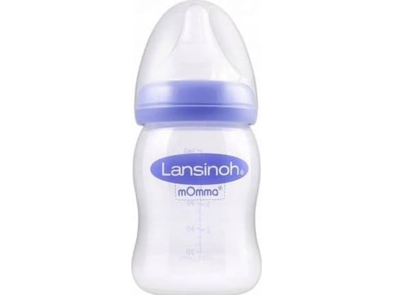 LANSINOH Feeding Bottle with NaturalWave® Teat GB, 160ml, 75820