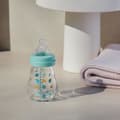 Miniatyrbillede 2 af 2: MAM glasflaska - 170 ml - blå - spenflöde 1