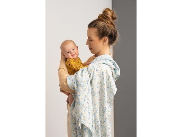 Sensillo BAMBUS Bäddmadrass 2-pack MINT+GUL 120X120
