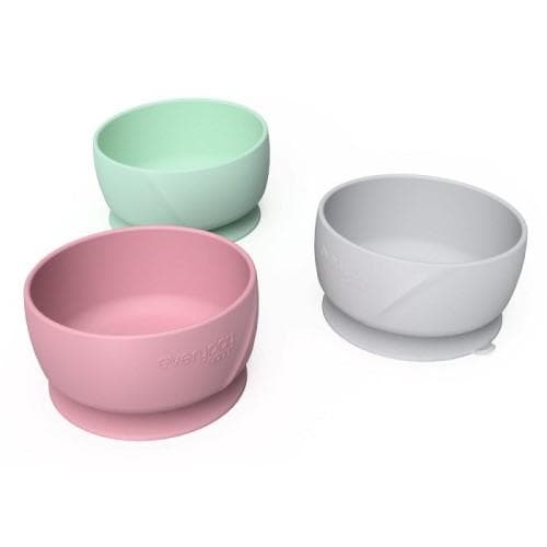 Babyskål i silikon med sugfunktion - Everyday Baby