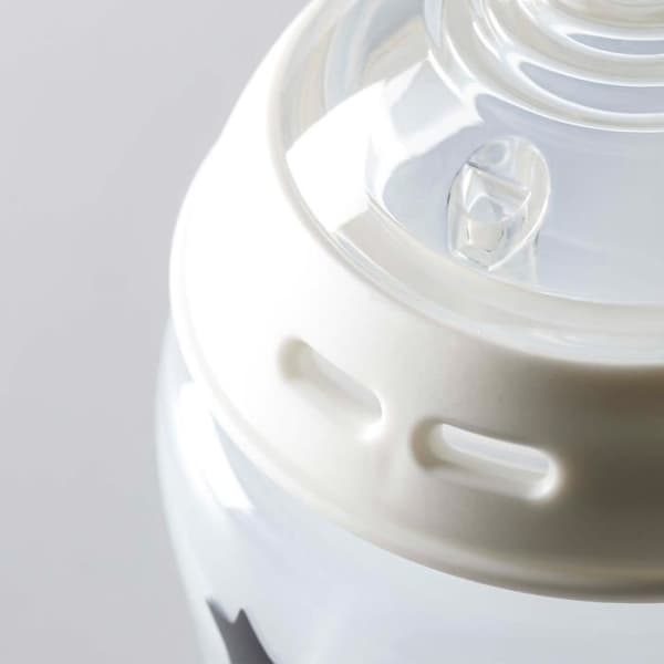 Tommee Tippee - Paket med 6 Closer to Nature-flaskor - Anti-kolik ventilspene - 260ml - Fluorescerande flerfärgad