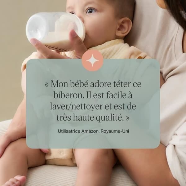 Tommee Tippee - Paket med 6 Closer to Nature-flaskor - Anti-kolik ventilspene - 260ml - Fluorescerande flerfärgad