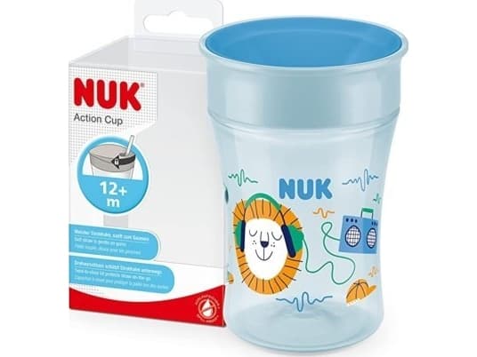 NUK Magic Cup 230ml - Yksittäiskuva - 0,23 l - Sininen - Polypropeeni - Kuppi - Virkistävät juomat
