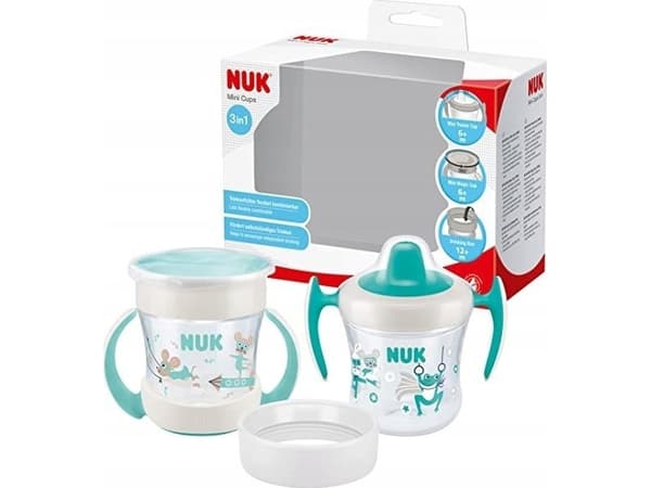 NUK Juomakuppi Mini 3in1 160ml 6 kuukaudesta alkaen