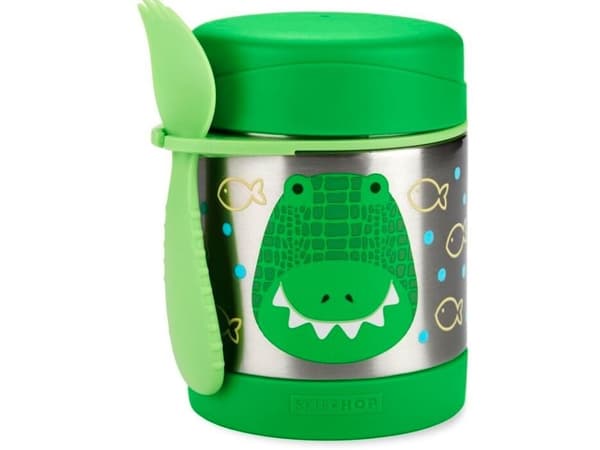 SKIP HOP food jar ZOO, 3m+, 325ml, crocodile, 9M931410