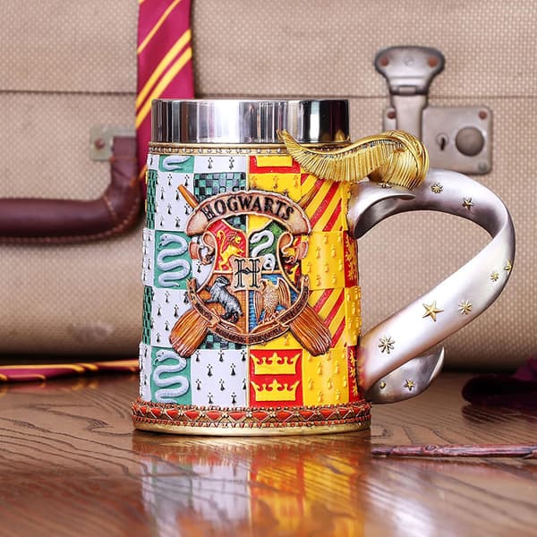Harry Potter - Rustfrit stål krus / krus i Golden Snitch gaveæske 600 ml