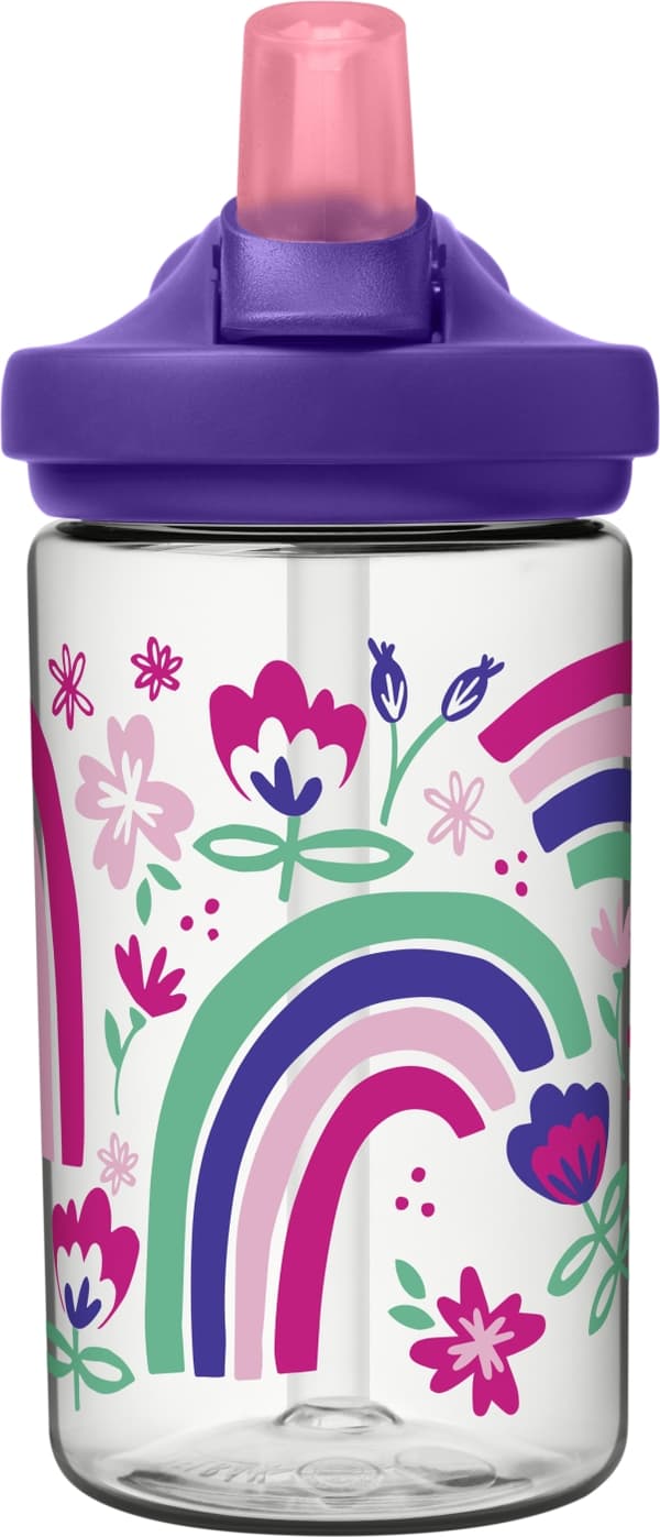 Camelbak Eddy+ Kids 0,4L vandflaske, Rainbow Floral