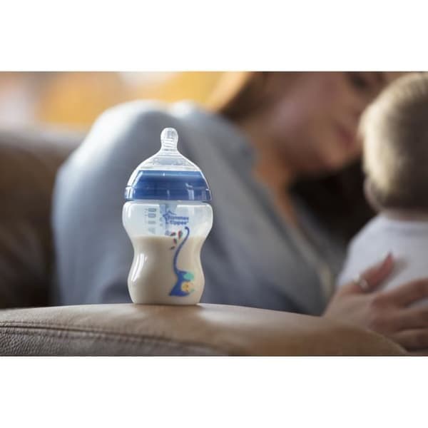 TOMMEE TIPPEE Avancerad anti-kolik nappflaska, Newborn Kit, blå