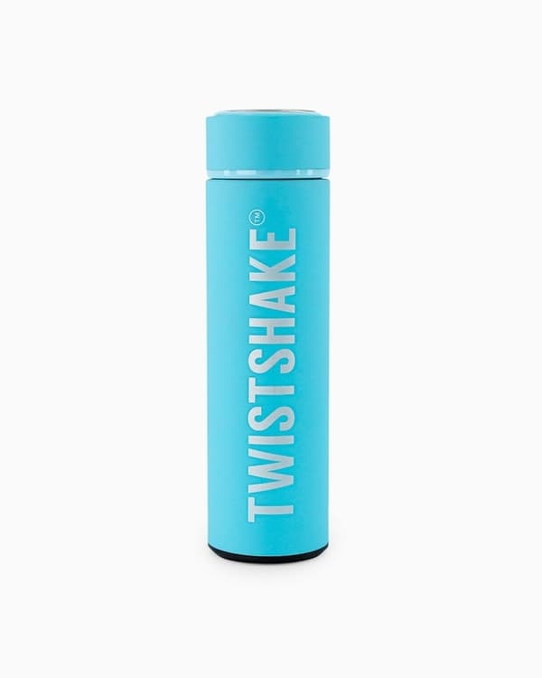 Twistshake Flaske til varmt eller koldt vand Pastelblå 420 ml