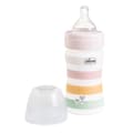Miniatyrbild 3 av 3: Chicco Biberon Bien-Être 150ml - Silikonnap Click - långsamt flöde - 0m+ Vit