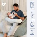 Miniatyrbild 6 av 6: Breastfeeding Cushion Doomoo Grön XXL (2 antal)