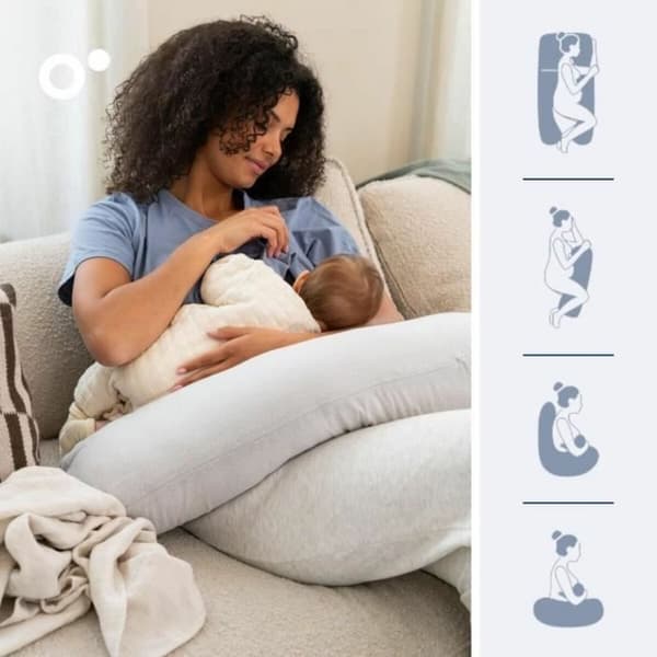 Breastfeeding Cushion Doomoo Grå XXL (2 antal)