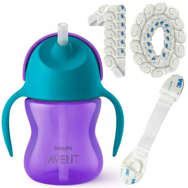 AVENT Nappflaska SCF796/02 200 ML + Låsbara lådor Skåp