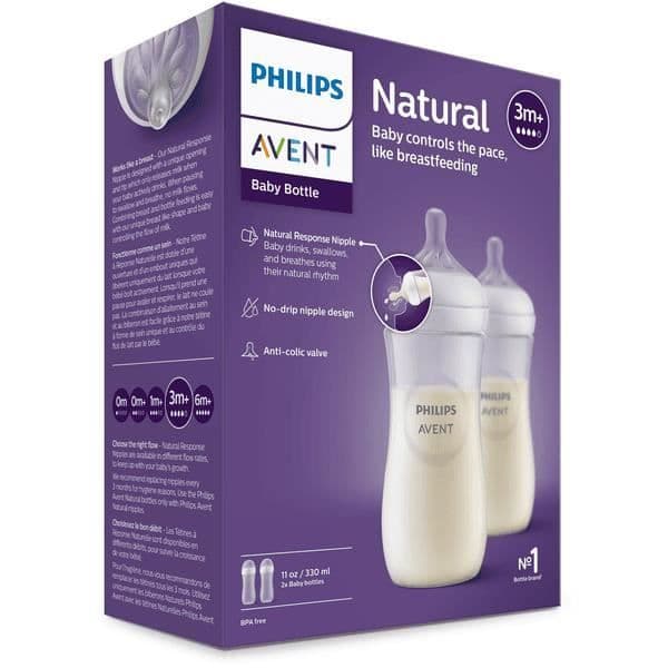 Philips Avent SCY906 nappflaska 330 ml RESPONSE napp 3m+
