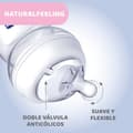 Miniatyrbild 3 av 4: Chicco Natural Feeling Anti-kolik nappflaska 0M plus 150 ml nappflaska med silikonnapp - långsamt flöde - neutral färg