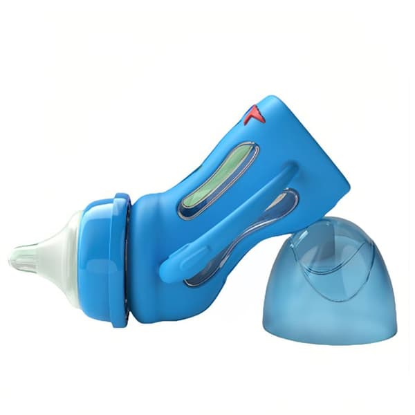 TD® Anti-kolik glas nappflaska baby shower 6 månader moderskap nyfödd mjölk fast nappflaska initiering mamma födelse